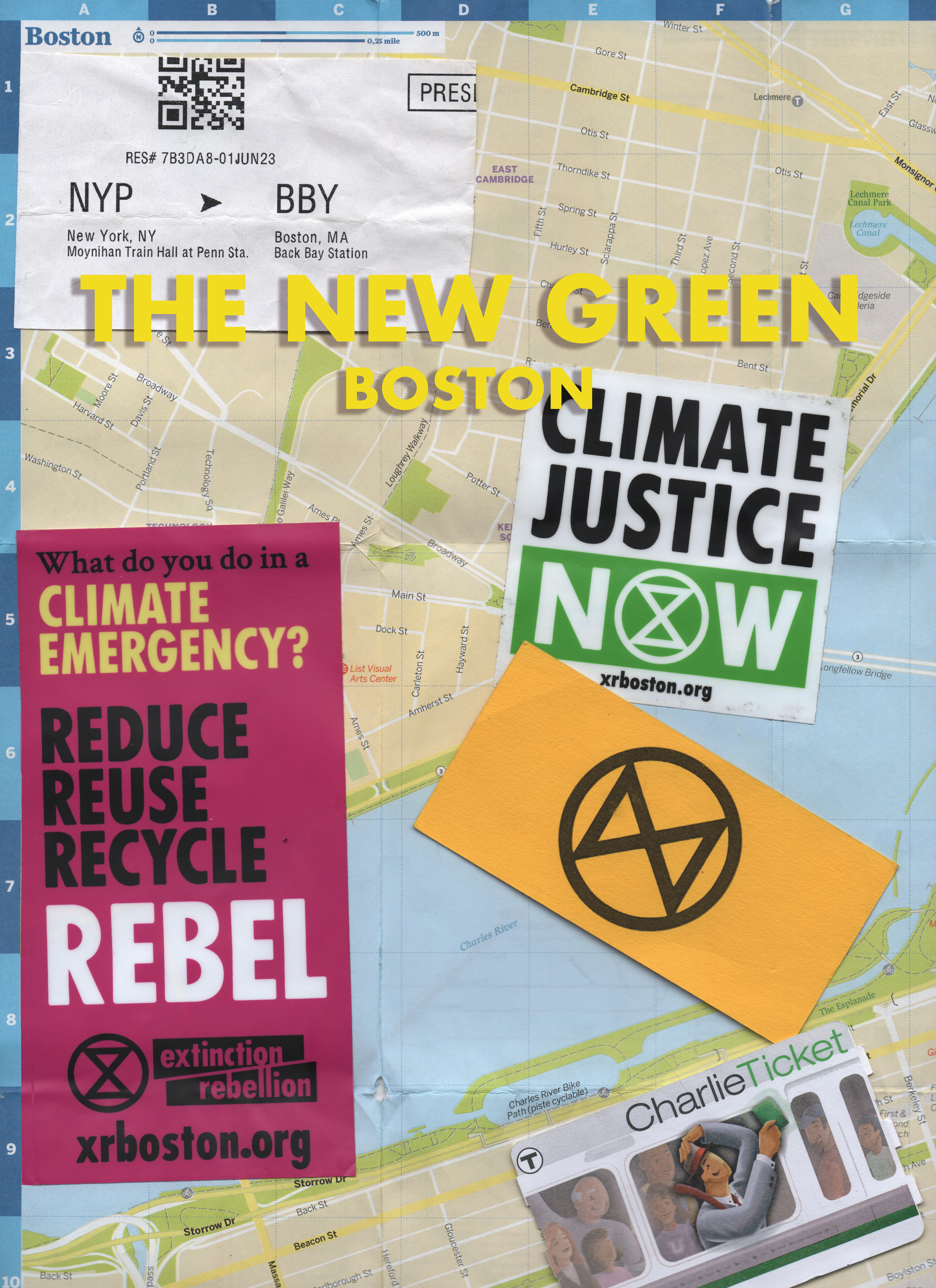 A poster of the film The New Green dedicated to the episodes on the city of Boston.