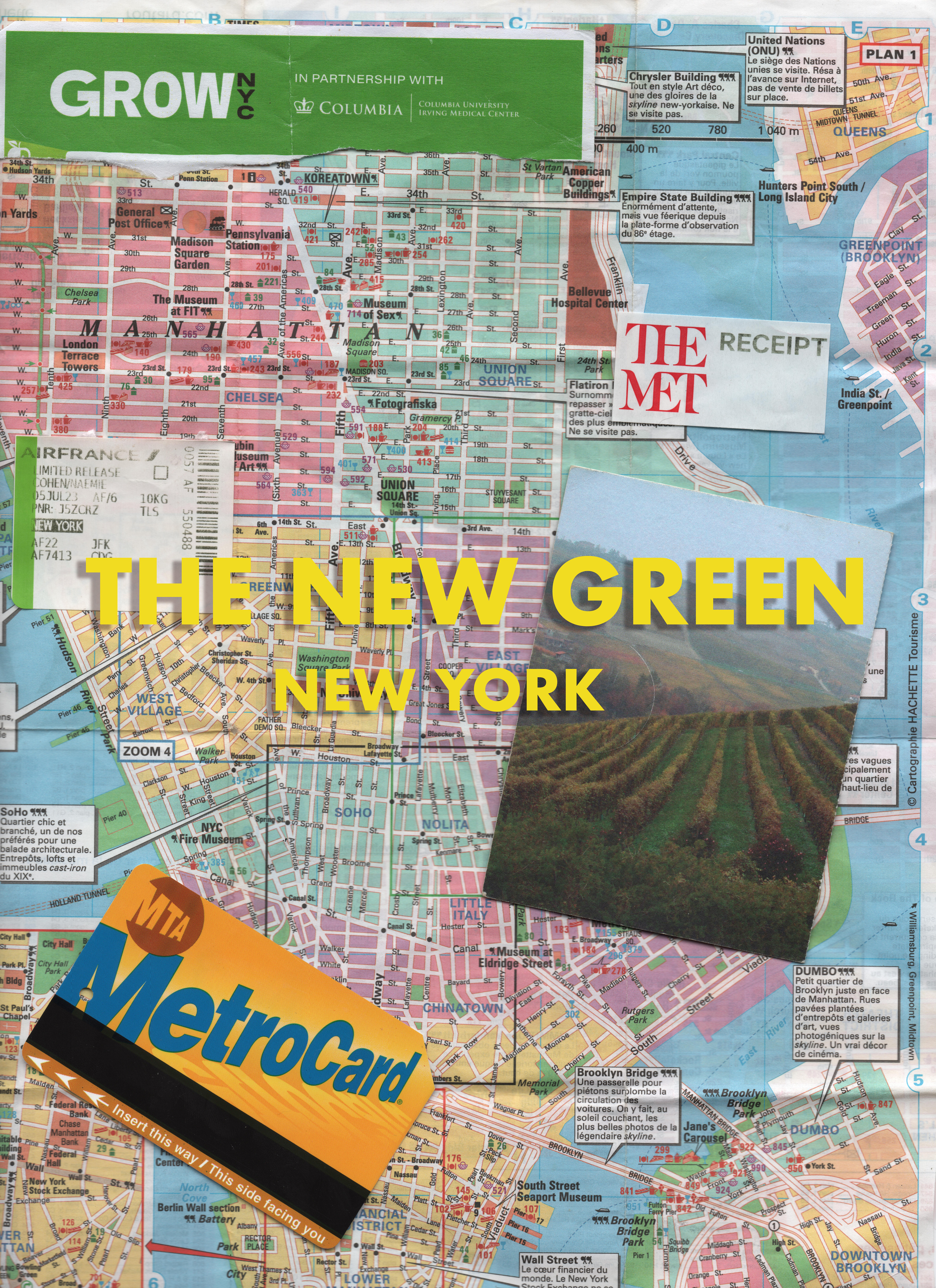 A poster of the film The New Green dedicated to the episodes on the city of New York.